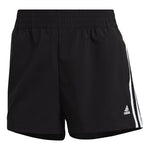 (WMNS) adidas W 3s Wv Sho Training Sports Stripe Woven Shorts Black GM5549