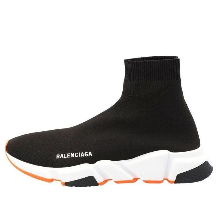 Balenciaga Speed Sneaker 'Black Fluo Orange' 587286W17041917