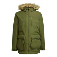 adidas Utilitas Hooded Parka Jacket 'Tan' GT1700