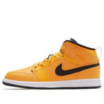 (PS) Air Jordan 1 Mid 'University Gold Black' 640734-700