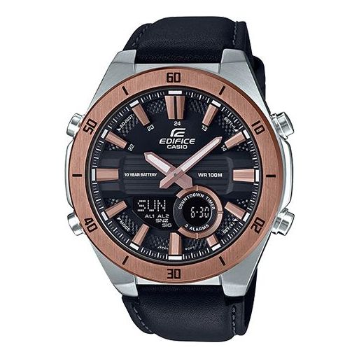 CASIO Mens PinkRedGold Analog/Digital Combo ERA-110GL-1AV