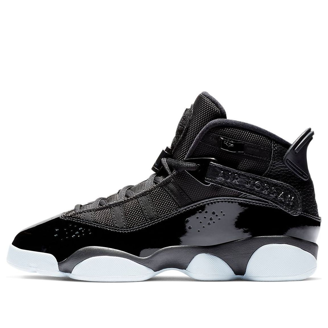(GS) Air Jordan 6 Rings 'Black White' 323419-011