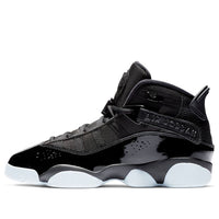 (GS) Air Jordan 6 Rings 'Black White' 323419-011