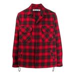 Off-White FW20 Cotton Arrows Printing Jacket Men Red OMEM001E20FAB0012510