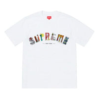 Supreme SS19 City Arc Tee White Embroidered Logo Short Sleeve Unisex SUP-SS19-478