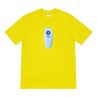 Supreme FW19 Week 1 Super Cream Tee Short Sleeve Unisex Yellow SUP-FW19-218