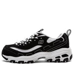 (WMNS) Skechers D Lites Low-Top Daddy Shoes Black 99999720-BKW