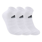 adidas Cushion Low Socks 3 pairs 'White' DZ9388