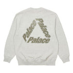 PALACE Unisex Logo Round-neck Sweatshirt Grey P20CS007
