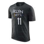 Men's Nike Basketball Sports Short Sleeve SW Fan Edition Brooklyn Nets Kyrie Irving No. 11 Black T-Shirt CT9420-013