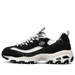 (WMNS) Skechers D Lites 1.0 Low Chunky Shoes Black 149463-BKW