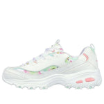 (WMNS) Skechers D'Lites Blooming Fields Sneakers 'White Multi' 149794-WMLT