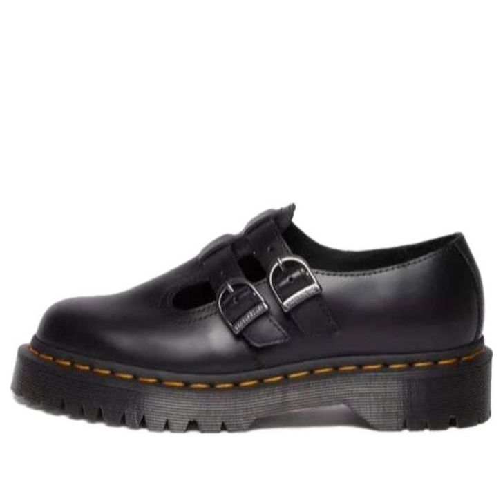 (WMNS) Dr. Martens 8065 II Bex Smooth Leather Platform Mary Jane 'Black' 30792001