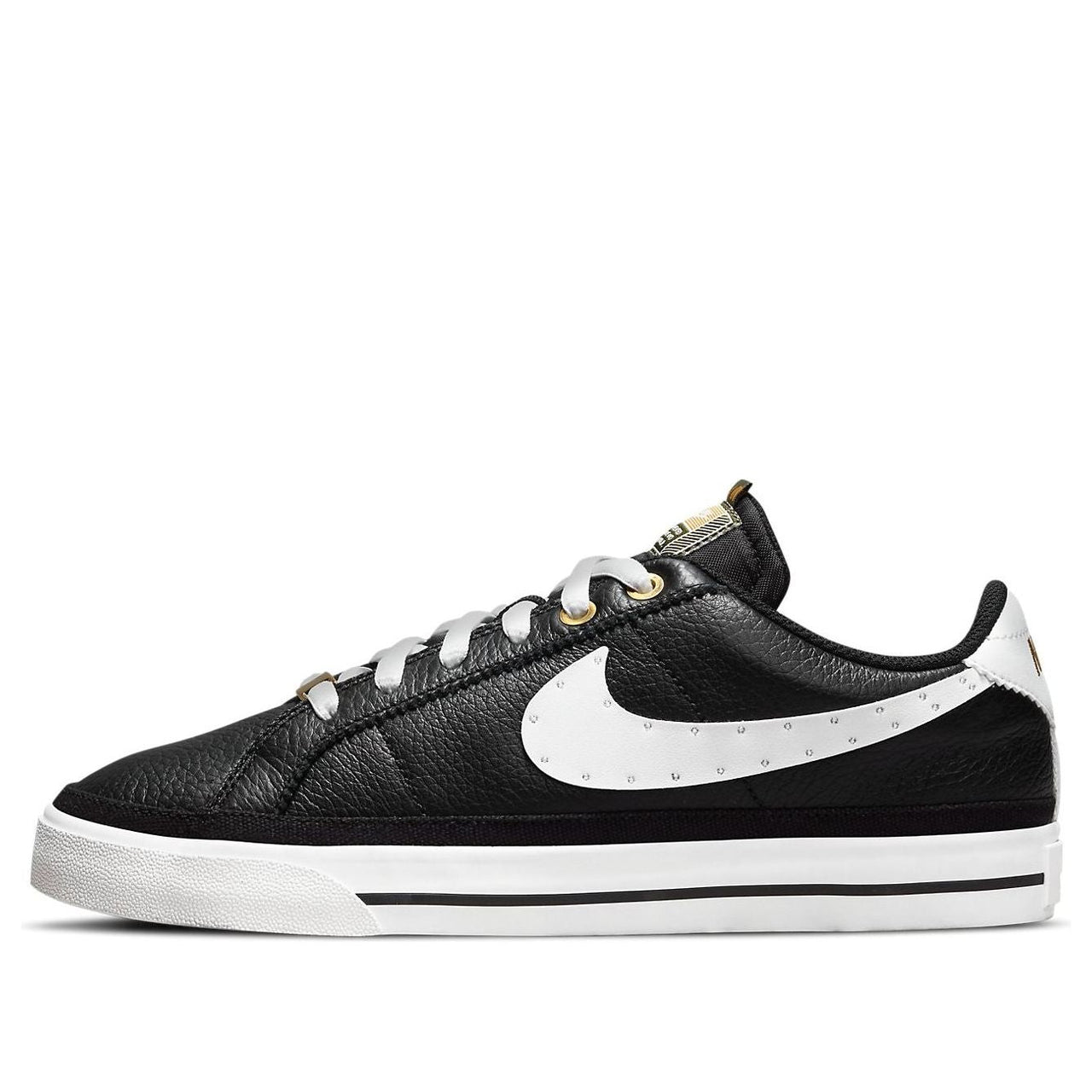 (WMNS) Nike Serena Williams Design Crew x Court Legacy 'Black Metallic Gold' DJ1454-001