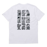 Men's Vans Asian Artist Crossover Series Pattern Printing Short Sleeve White VN0A4P5FWHT