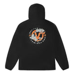 Vans Tiger Printing Zipper Hooded Jacket Couple Style Black VN0002BNBLK