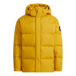 adidas Gd Puffy Jkt Outdoor Sports Stay Warm hooded down Jacket Gold Color H23075