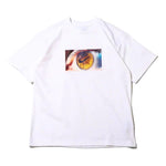 Men's Nike Eye Pattern Logo Printing Round Neck Casual Short Sleeve White T-Shirt DX5832-100