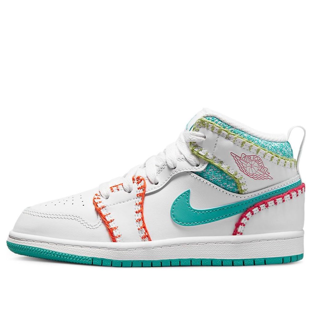 (PS) Air Jordan 1 Mid SE 'Multi Knit' DM9648-100