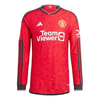 adidas Manchester United 23/24 Long Sleeve Home Jersey 'Team Collegiate Red' IP1729