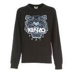 (WMNS) KENZO SS21 Printing Round-neck Swea Black FB52SW8244XA-99