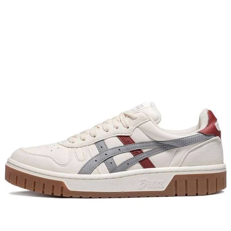 ASICS Court MZ Retro Casual Skateboarding Shoes Unisex Beige Gray 1203A127-107