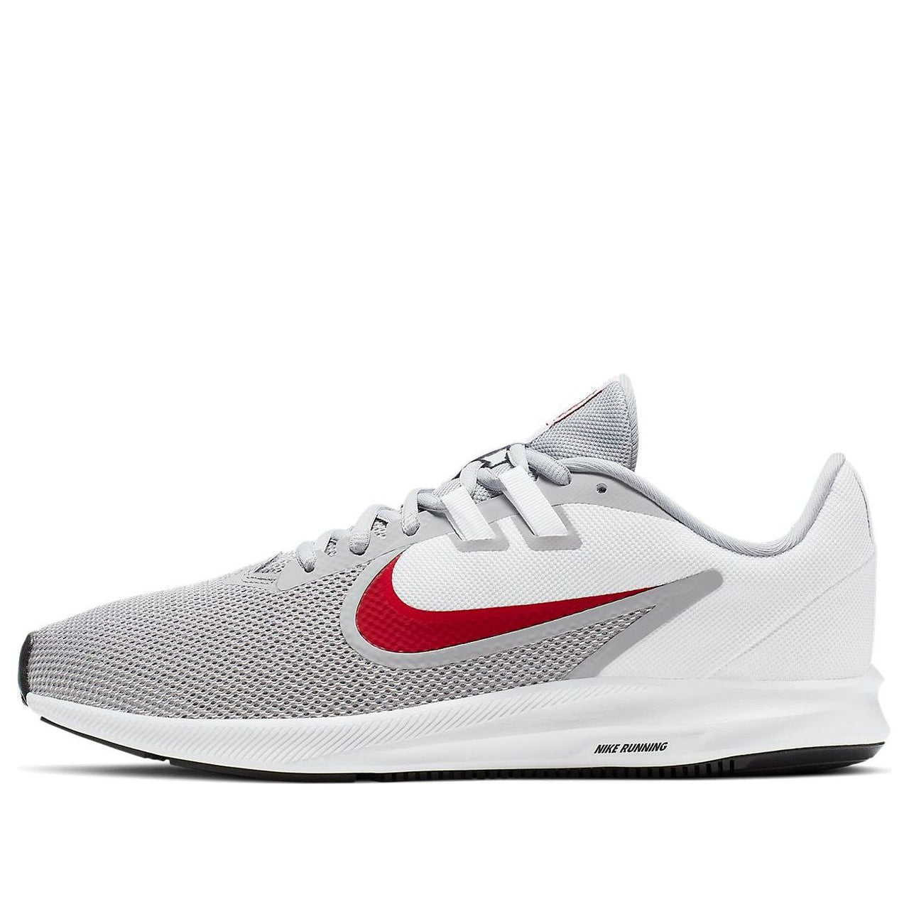 Nike Downshifter 9 'Wolf Grey Red' AQ7481-006