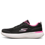 (WMNS) Skechers Go Black/White/Pink 128000-BKPK