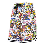 Nike Full Print Cartoon Pattern Casual Breathable Sports Shorts DV3449-010