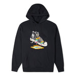 Converse Shoes Printing Fleece Lined Black 10022937-A02