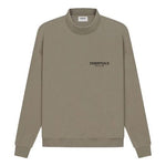Fear of God Essentials SS21 Pull-Over Mockneck Taupe FOG-SS21-553
