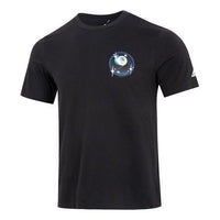 Men's adidas Tmac Tee 8 Alphabet Athleisure Casual Sports Round Neck Short Sleeve Black T-Shirt HS8523