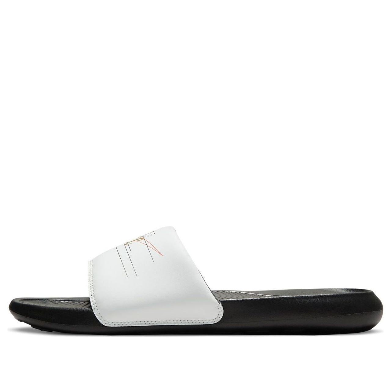 Nike Victori One Printed Slide 'White Metallic Gold' CN9678-103