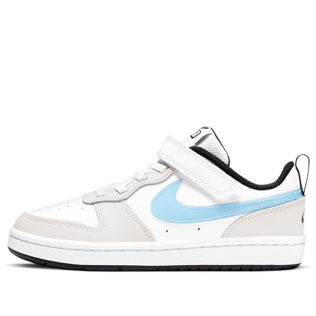 (PS) Nike Court Borough Low 2 KSA 'Gray White Blue' DC0477-100