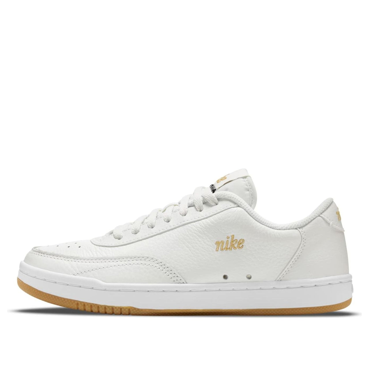 (WMNS) Nike Court Vintage Premium 'Summit White Metallic Gold' CW1067-104