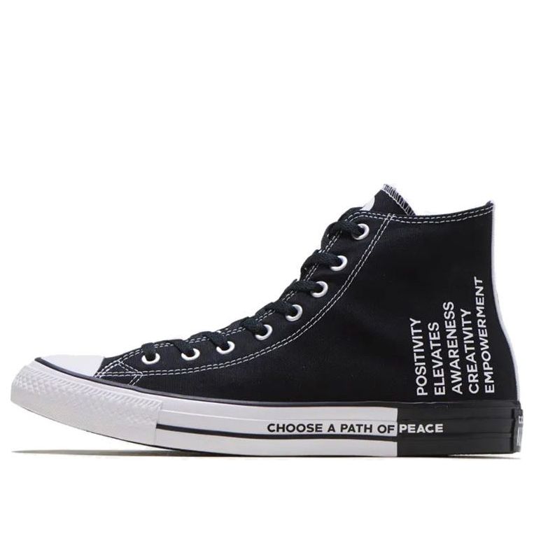Converse Chuck Taylor All Star High 'Seek Peace - Black' 165766C