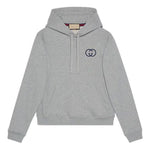 Gucci Cotton Jersey Hooded Sweatshirt 'Grey' 756649-XJFWA-1037