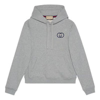 Gucci Cotton Jersey Hooded Sweatshirt 'Grey' 756649-XJFWA-1037