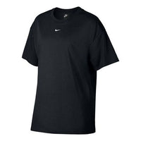 (WMNS) Nike Sportswear Short Sleeve Tops Loose 'Black' AR3146-010