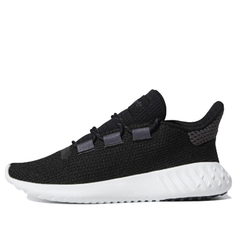(GS) adidas Tubular Dusk J 'Black Grey White' B42046