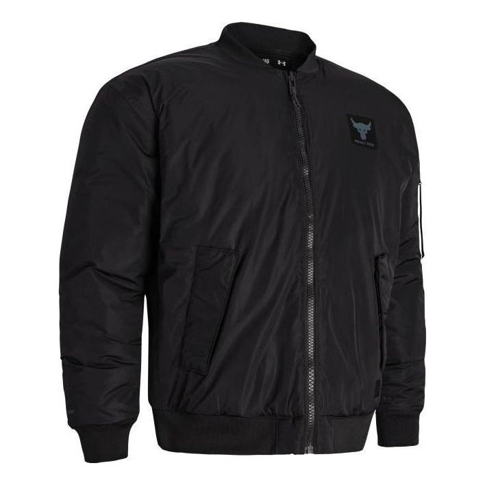 Under Armour Project Rock Bomber Jacket 'Black' 1382278-001