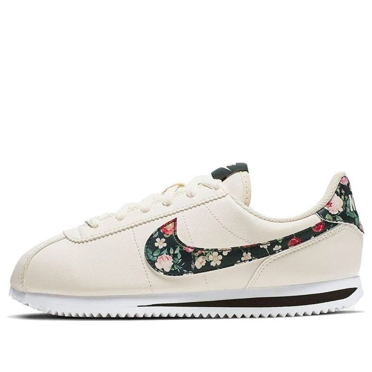 (GS) Nike Cortez Basic Vintage Floral 'Pale Ivory' BQ5297-100