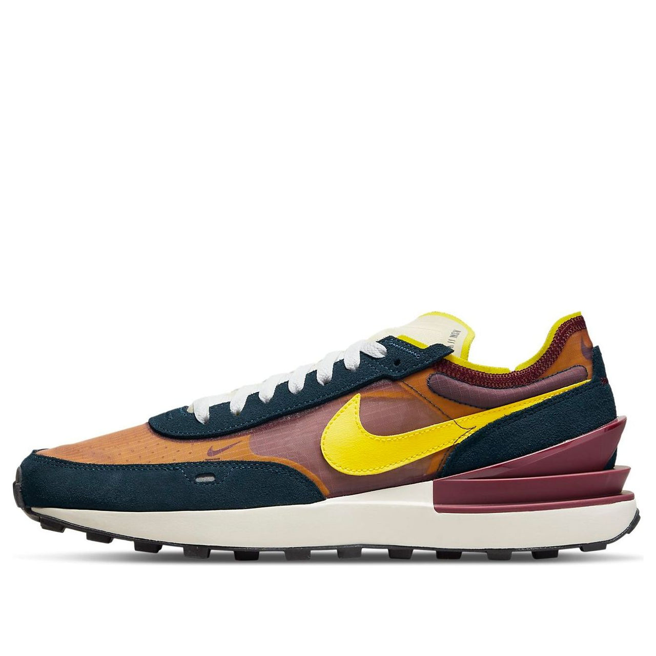 Nike Waffle One SE 'Dark Beetroot Yellow Strike' DD8014-600