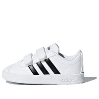 (TD) adidas VL Court 2.0 'White Black' DB1839