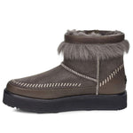 (WMNS) UGG Fluff Punk Boot Fleece Lined 1102950-BLKO
