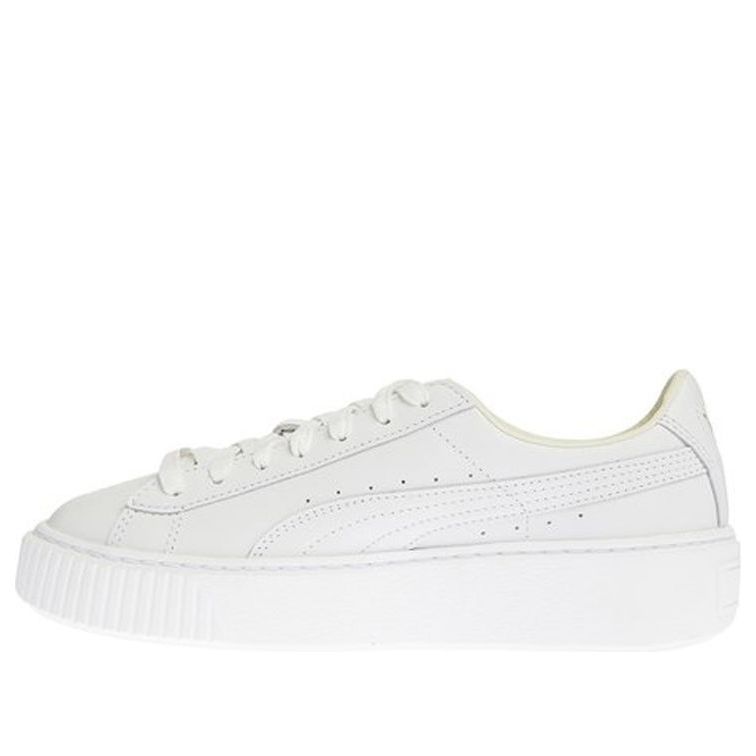 (WMNS) PUMA Basket Platform Core 'White Gold' 364040-04