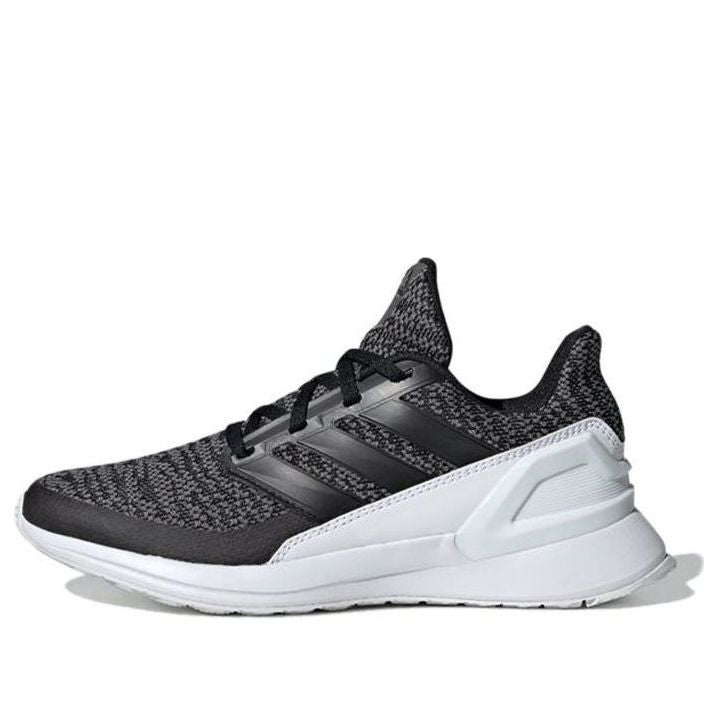 (GS) adidas RapidaRun Knit J 'Black' D97002