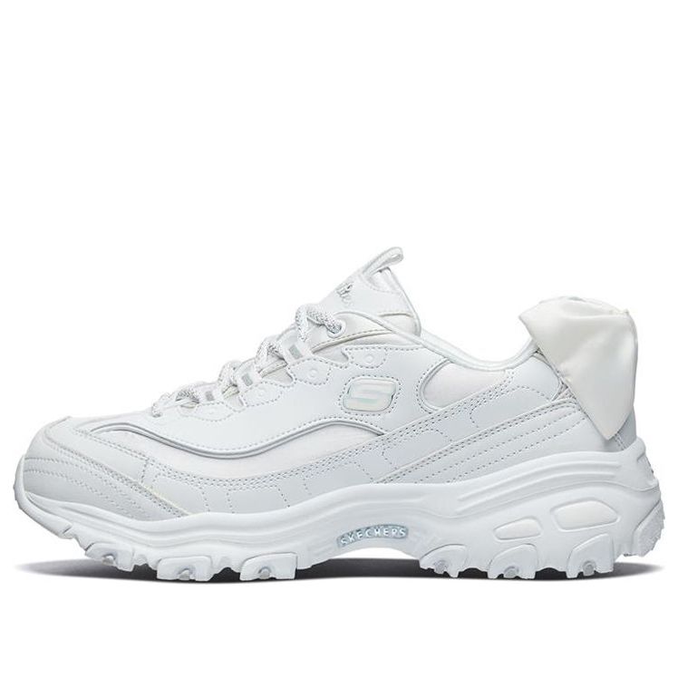 (WMNS) Skechers D Lites 1.0 Low-Top Sneakers 'White' 13168-WHT