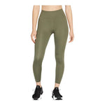 (WMNS) Nike Dri-FIT Side Pattern Printing Sports Training Quick Dry Tight Gym Pants/Trousers/Joggers Olive Green DM7259-222