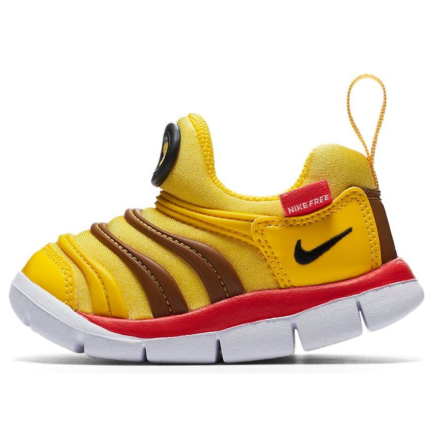 (TD) Nike Dynamo Free SE Low-Top Running Shoes Yellow 343938-703